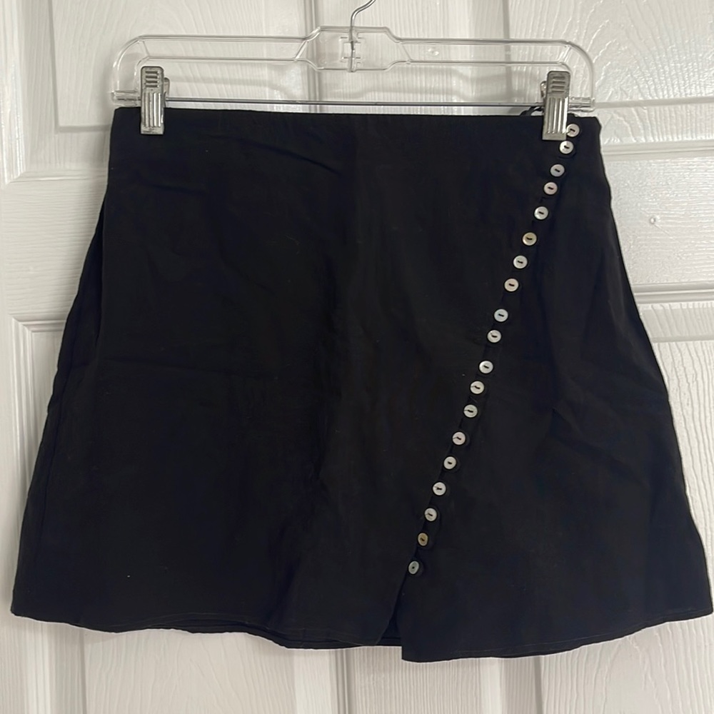 Zara black mini skirt